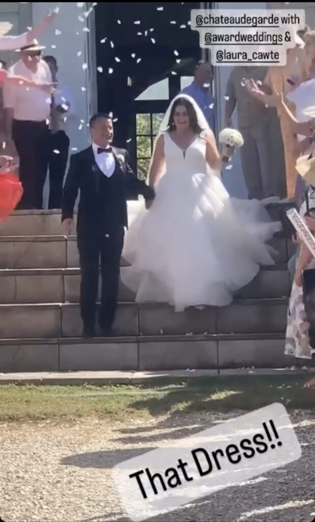 Ceremony at Chateau de Garde Bordeaux